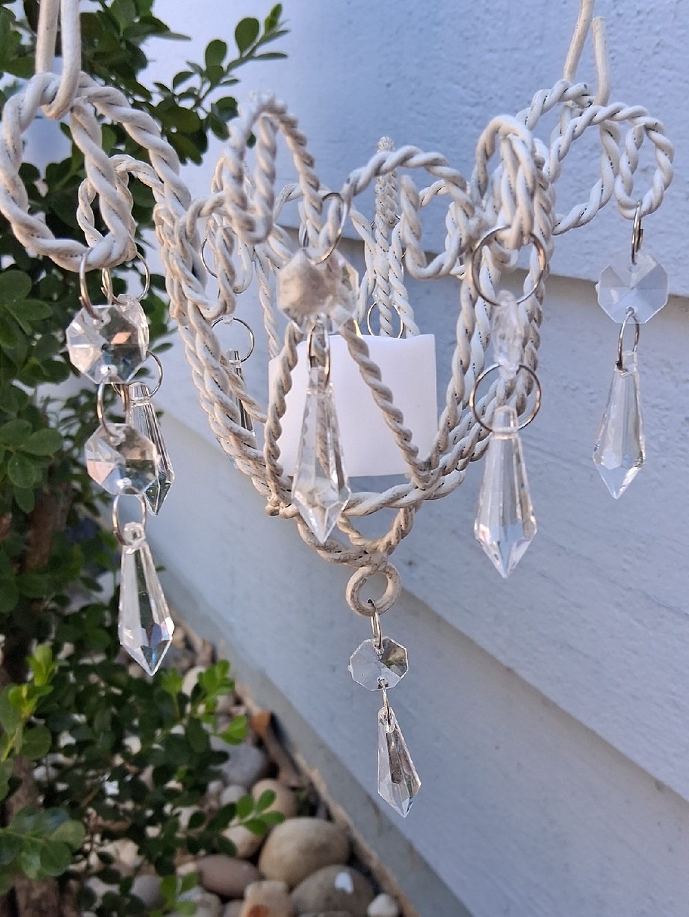 Mini Chandelier with Crystal Drops - Picture 5 of 8